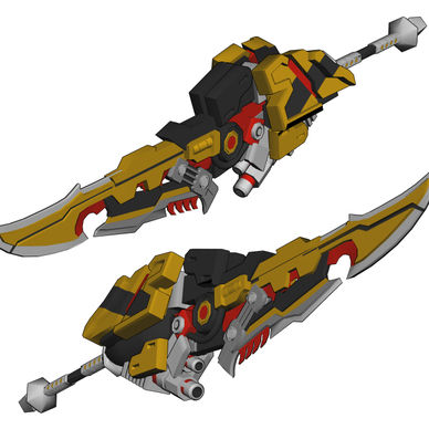 【GE3】神機3D素材イマジニア