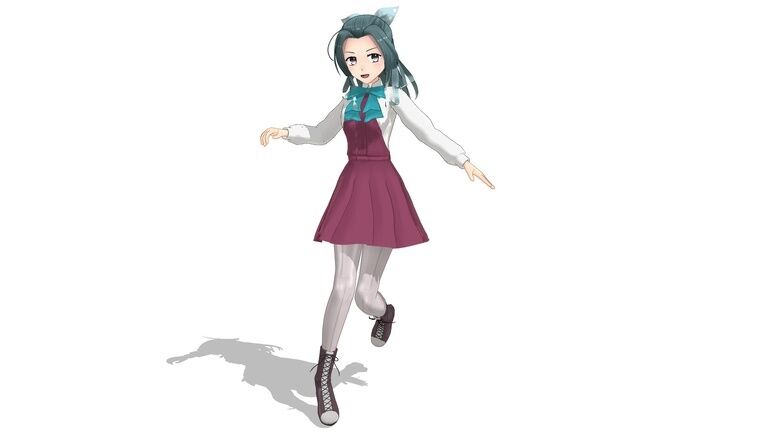 (無料)つかさ式すずなみ追加e版 MMDファンモデル