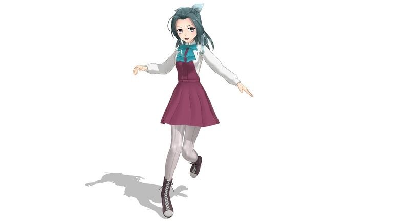 （無料）つかさ式すずなみ追加e版　MMDファンモデル