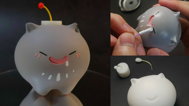 【3d printer data free】3Dプリンター用SSRB民　無料データ【獅白ぼたん】