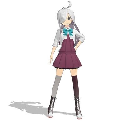 MMDモデル　朝霜