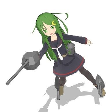 MMDモデル　長月