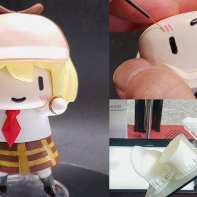 【3d printer data free】3Dプリンター用Smol Ame　無料データ【アメリア・ワットソン】