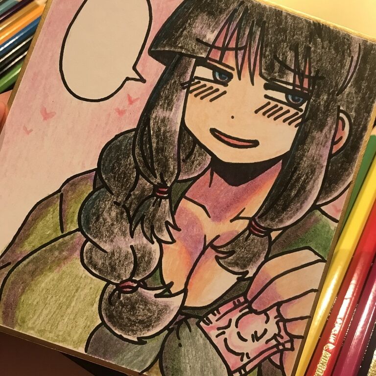 【ミニ色紙】ちょっと様子のおかしな北上さん