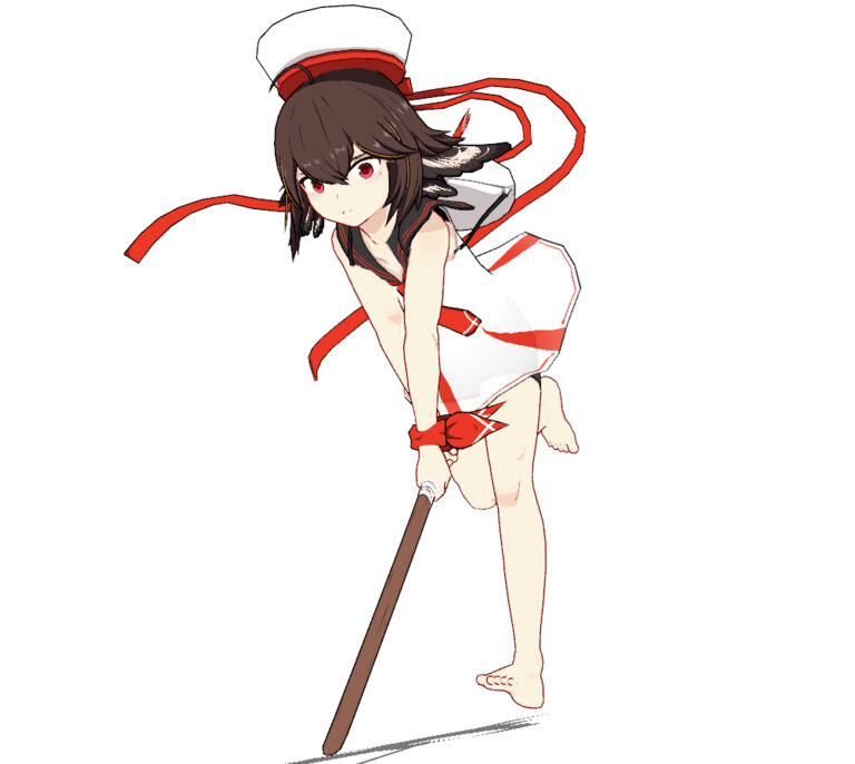 MMDファンモデル　アズールレーン追風 夏陽の一意専心