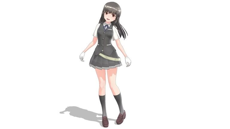 (無料)つかさ式はやしお追加e版 MMDファンモデル