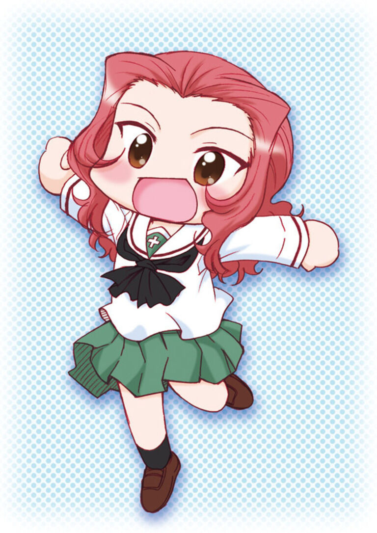 ガルパン大洗制服カラー単体絵２