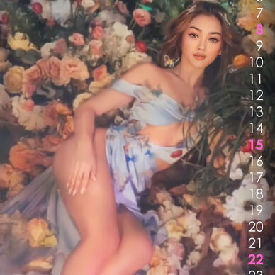 Wallpaper with 2023/1 calendar 05