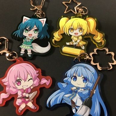 塗料屋＠サンライズ　キーホルダー　４個セット
