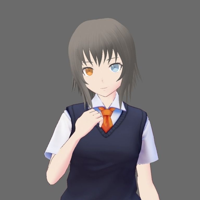 VRoidの女性キャラ素体作成