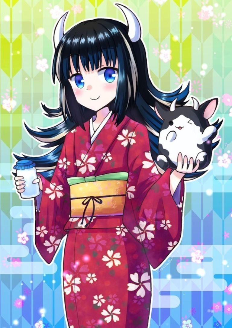 キャラ単体イラスト(ブラシ塗り)