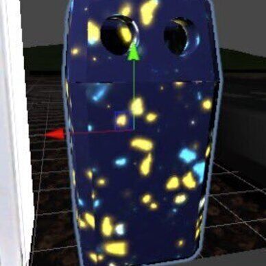 3Dモデル - 綺麗なゴミ箱