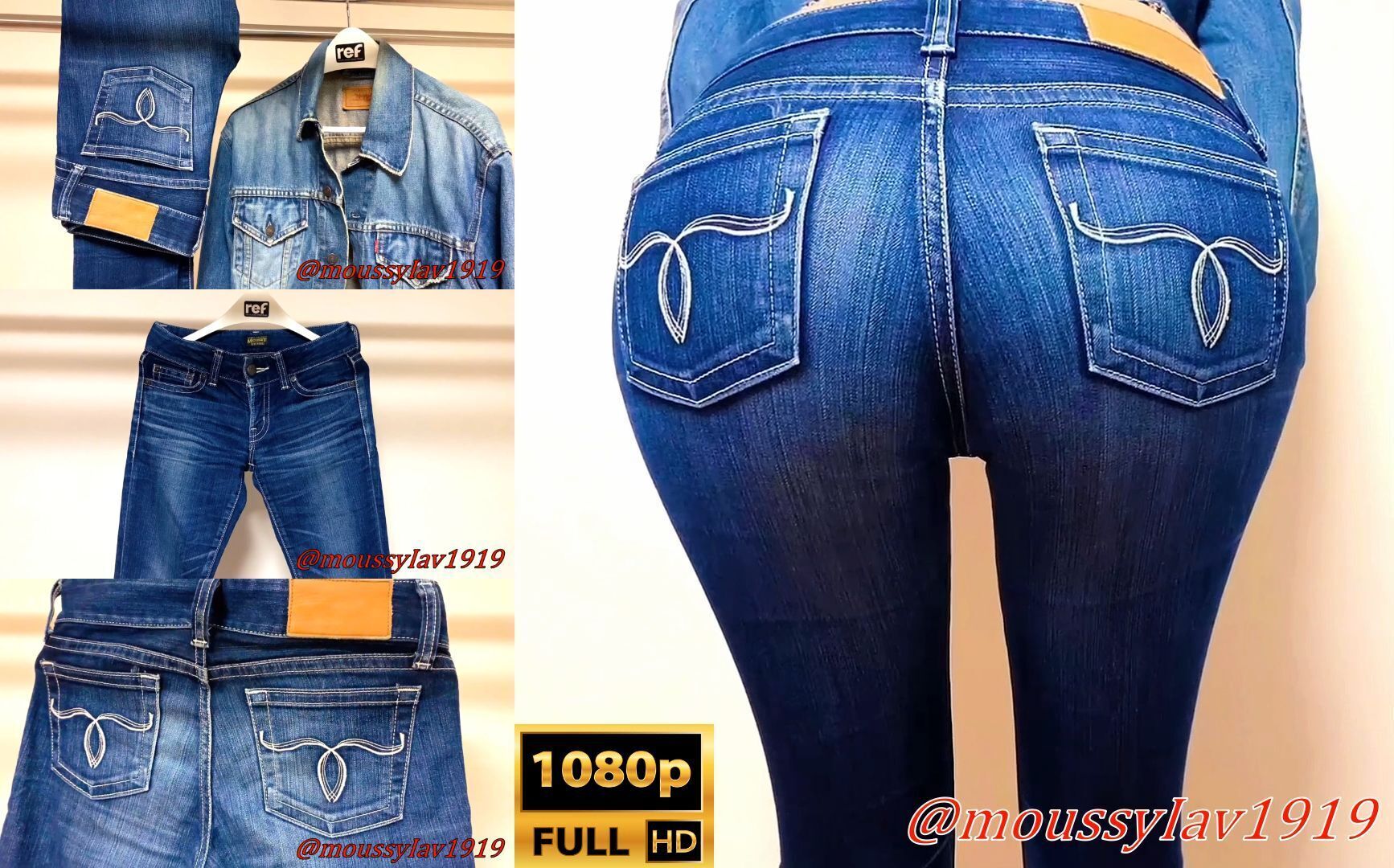 お尻】 【素人ギャル🔞】美脚moussyデニム♡エロ尻鬼つきだし♡ジーンズフェチ👖  秘密のデニムフェチ部屋👖moussylav1919@美脚☆素人モデル🔞 (moussylav1919)の商品｜ファンティア[Fantia]