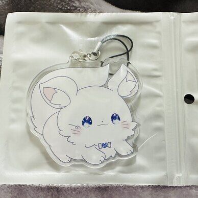 【爛の間】ねこぴんアクリルキーホルダー【スタンプ交換用商品】