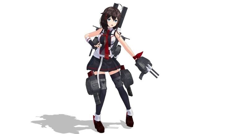 （無料）つかさ式しぐれ改三　MMDファンモデル