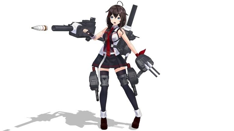 (無料)つかさ式しぐれ改三追加e版 MMDファンモデル