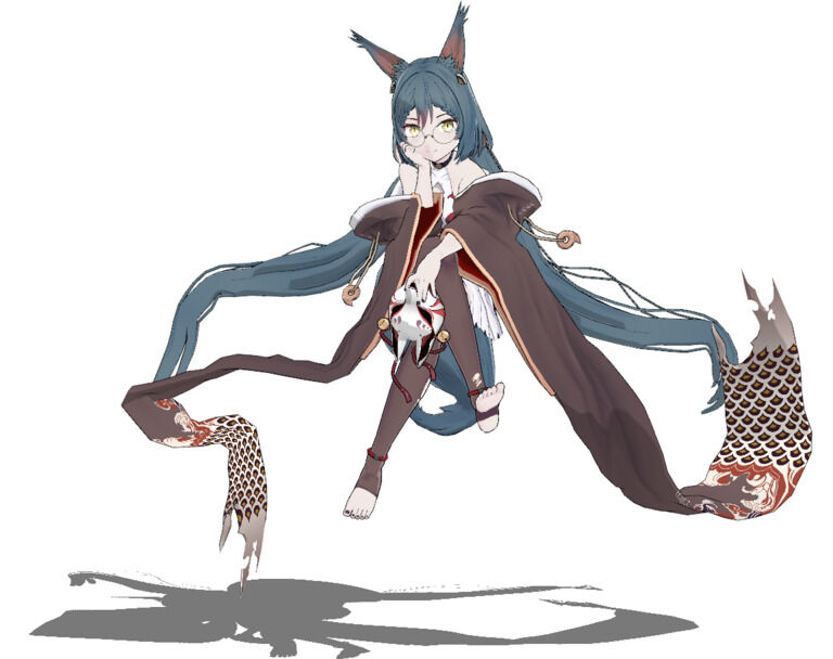 MMDファンモデル　アズールレーン旗風(META)　少し応援プラン用