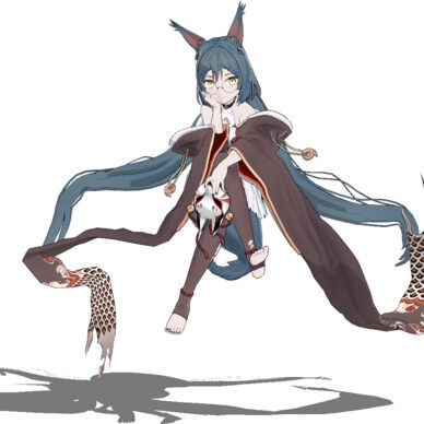 MMDファンモデル　アズールレーン旗風(META)　応援プラン用