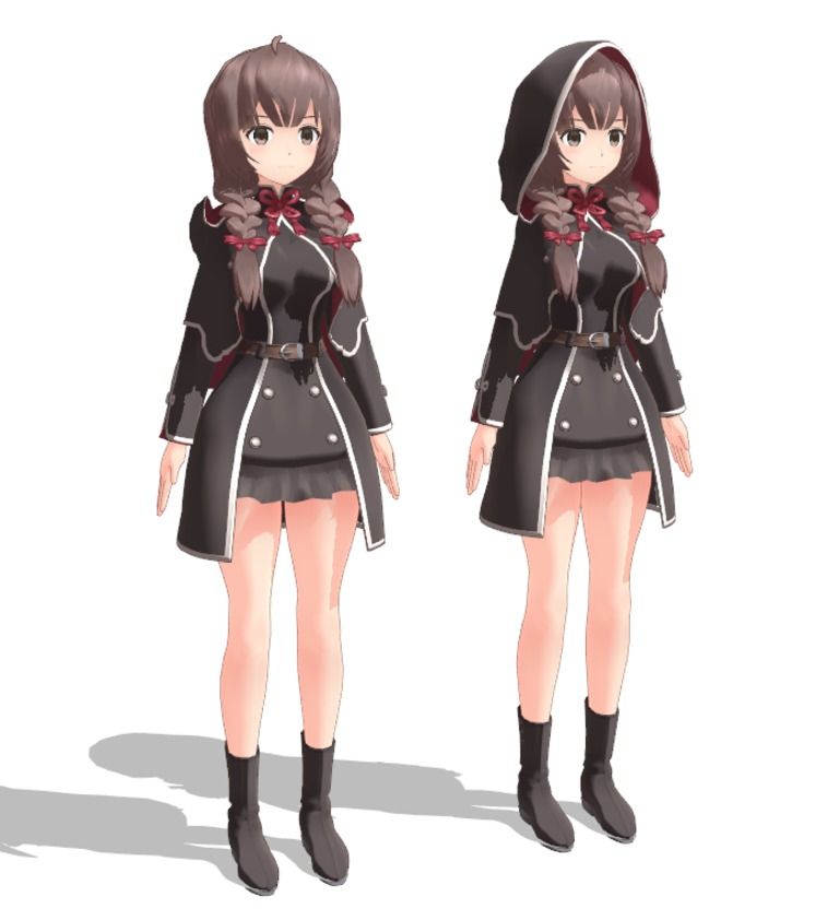 （無料）MMDファンモデル　つかさ式しんしゅうまる