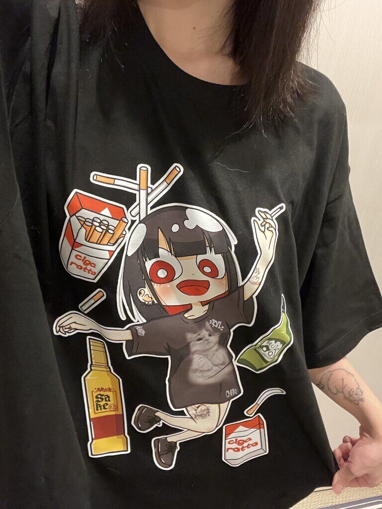 《オリジナルTシャツ》ちはるキャラTシャツ　私服柄