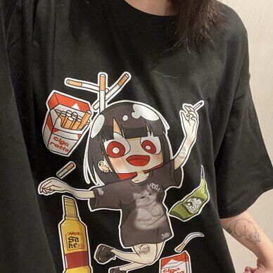 《オリジナルTシャツ》ちはるキャラTシャツ　私服柄