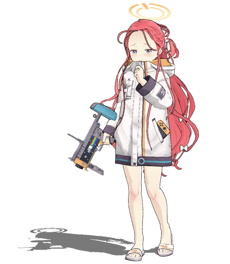 MMDファンモデル　ブルーアーカイブ　花岡ユズ