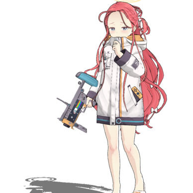 MMDファンモデル　ブルーアーカイブ花岡ユズ　とても応援プラン用