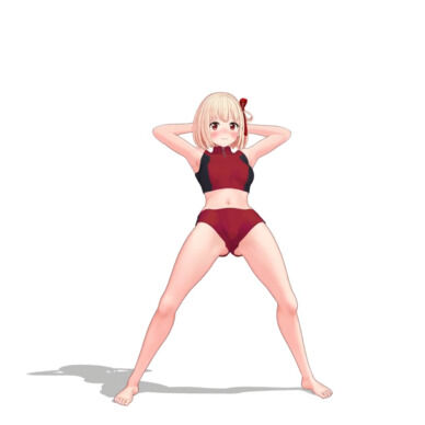 MMD用　腰振り突き出しモーション1