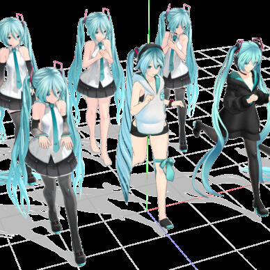 MMD用移動系モーション