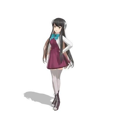 （無料）つかさ式ながなみ追加版　MMDファンモデル