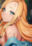 ロシア人少女、夏祭り（単体イラスト）