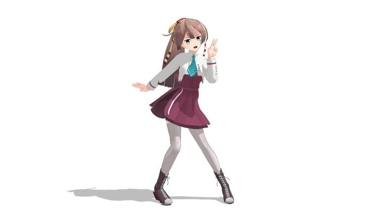 (無料)つかさ式かざぐも MMDファンモデル