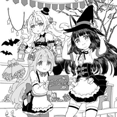ハロウィンイラスト原寸サイズ