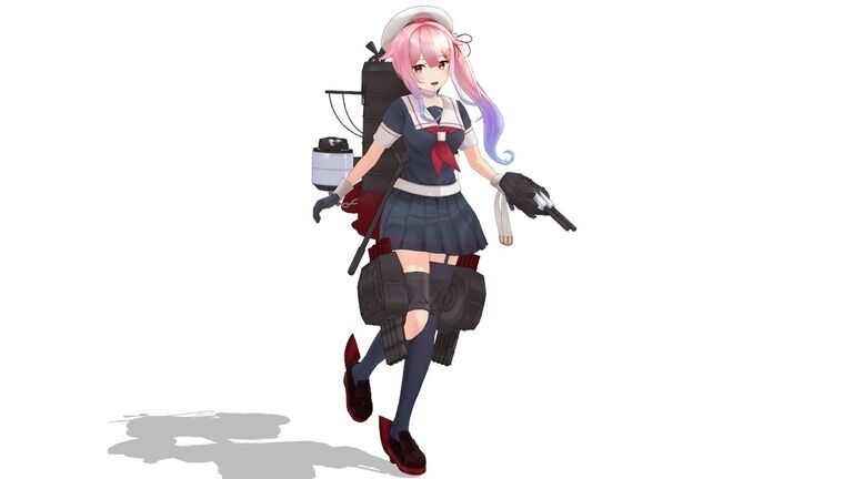 （無料）つかさ式はるさめ改二　MMDファンモデル