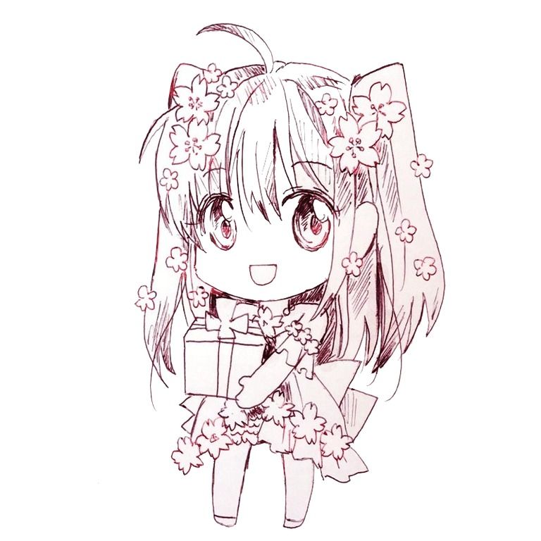 フリーアイコン【創作】桜咲SD