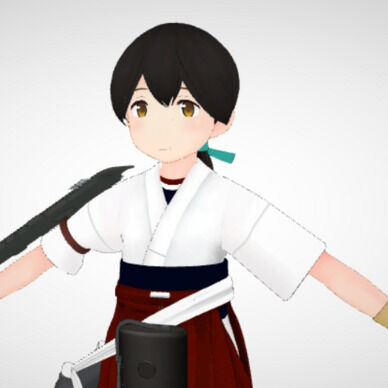 春日丸 MMDファンアートモデル