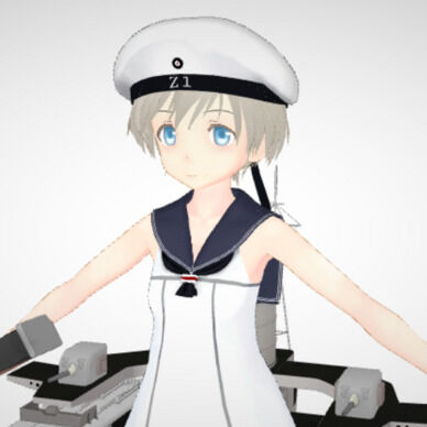 Z1_レーベレヒト・マース夏服/水着ファンアートモデル