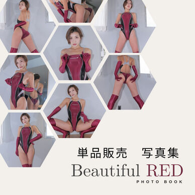 【単品静止画販売】Pharfaite競泳水着 [BEAUTIFUL RED]シリーズ