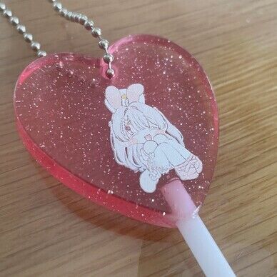 煮込つもハートキャンディアクリルキーホルダー