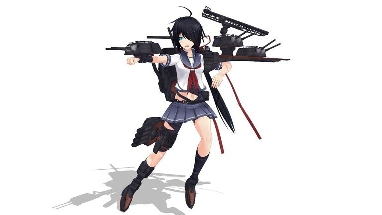 （無料）つかさ式かこ改二　MMDファンモデル