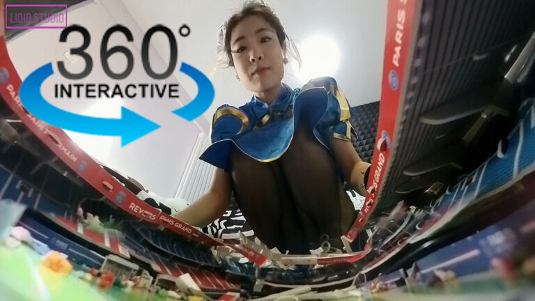 【VR360 ° 巨大娘】世界を制覇する王者・巨大春レイさま　前編