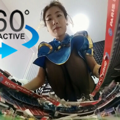 【VR360 ° 巨大娘】世界を制覇する王者・巨大春レイさま　前編
