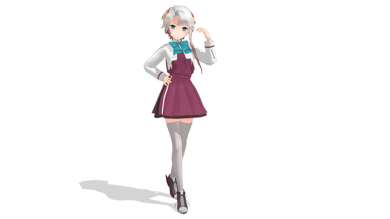 (無料)つかさ式あきしも追加版 MMDファンモデル