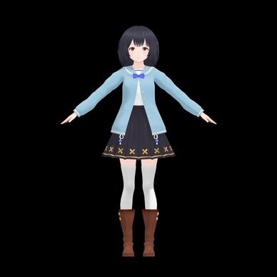 ビカラ(陰) 素体　MMDファンメイドモデル