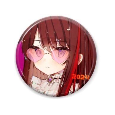 【夏限定】白鬼院蘭世① 缶バッジ 58mm