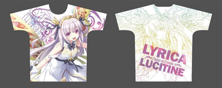 【受注限定】フルグラフィックＴシャツ　封緘のグラセスタ　リリカ・ルシティーネB　Mサイズ