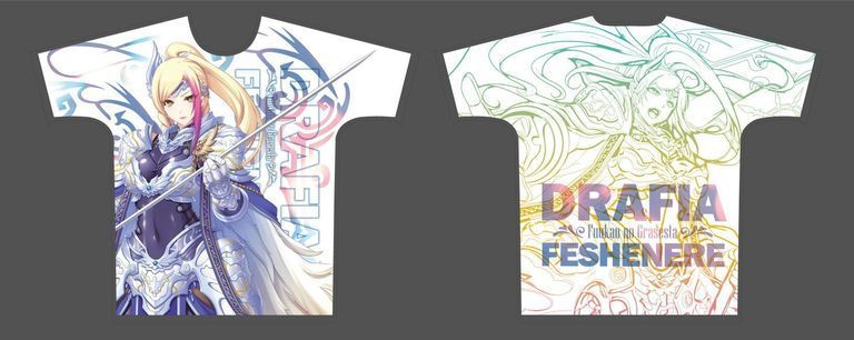 【受注限定】フルグラフィックTシャツ 封緘のグラセスタ ダルフィア・フェシュネール Mサイズ