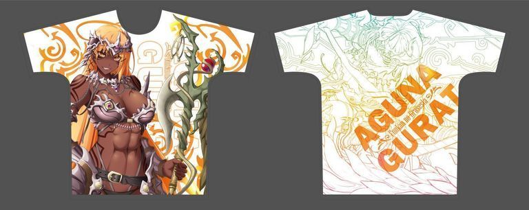 【受注限定】フルグラフィックTシャツ 封緘のグラセスタ アグナ・ガレータ XLサイズ