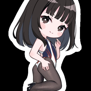 アクリルキーホルダー(競泳タイツちゃん)