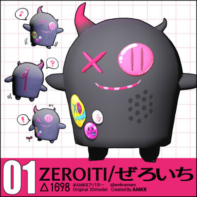 【無料】VRchat想定アバター/ぜろいち